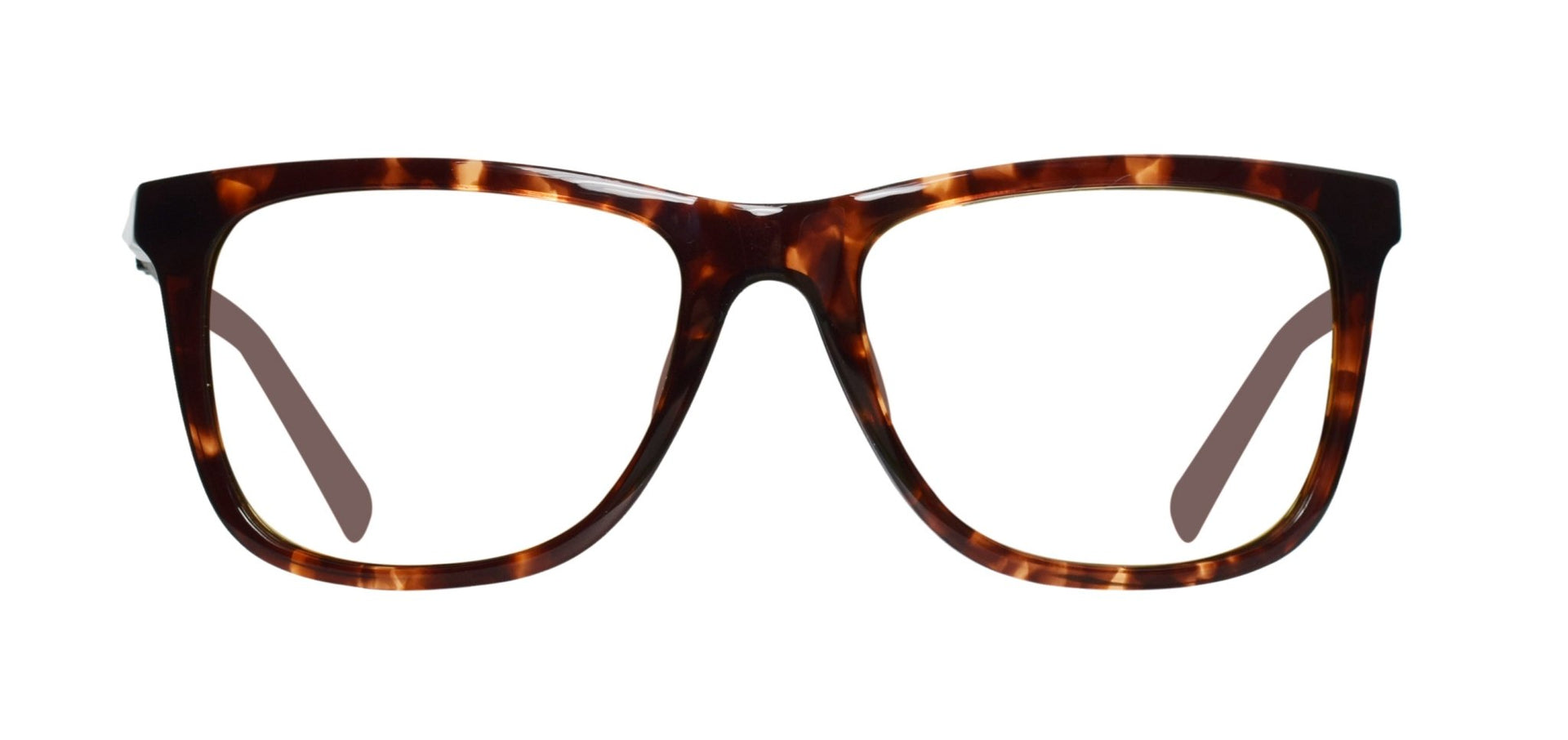 Rectangle jeep prescription sunglasses with tortoise frame