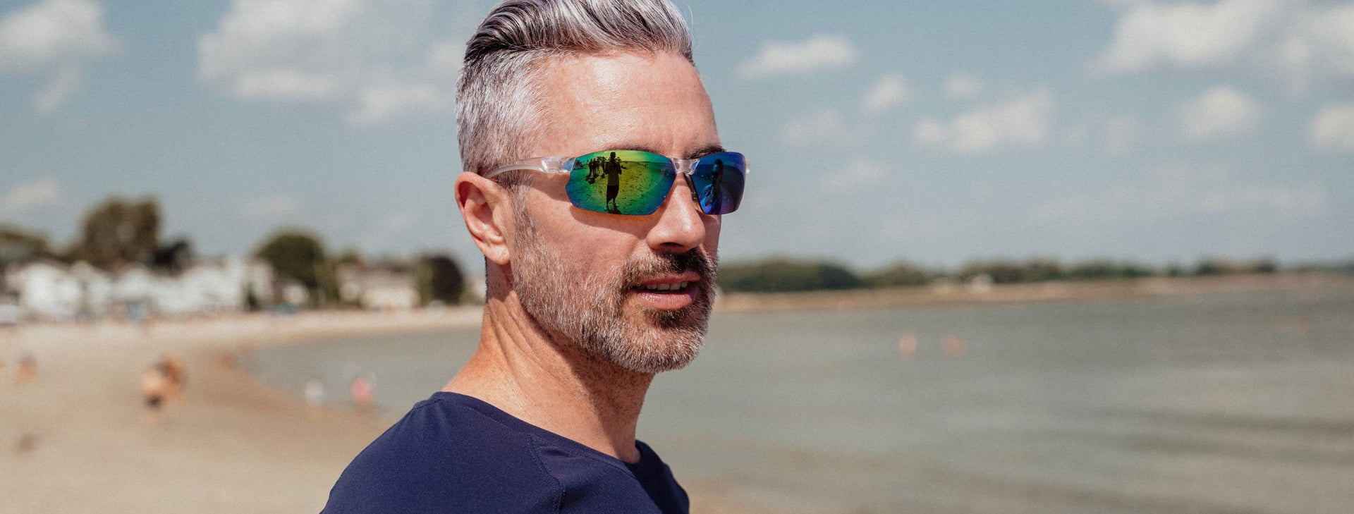 Sunglasses with Green Lens - Revo Sunglasses