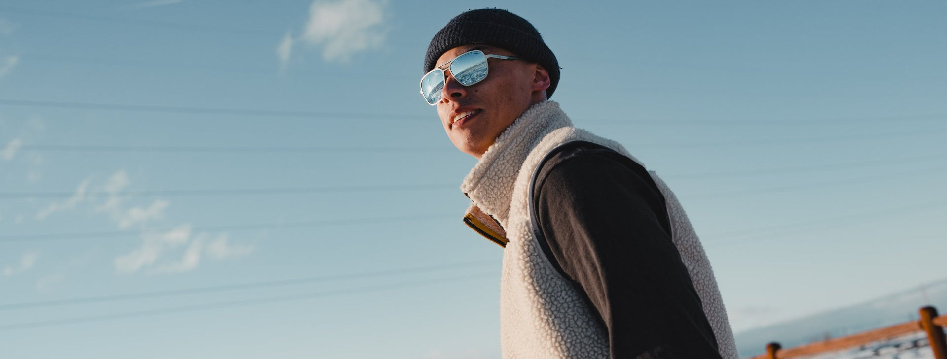 Sunglasses with Blue Photochromic Lens - Revo Sunglasses